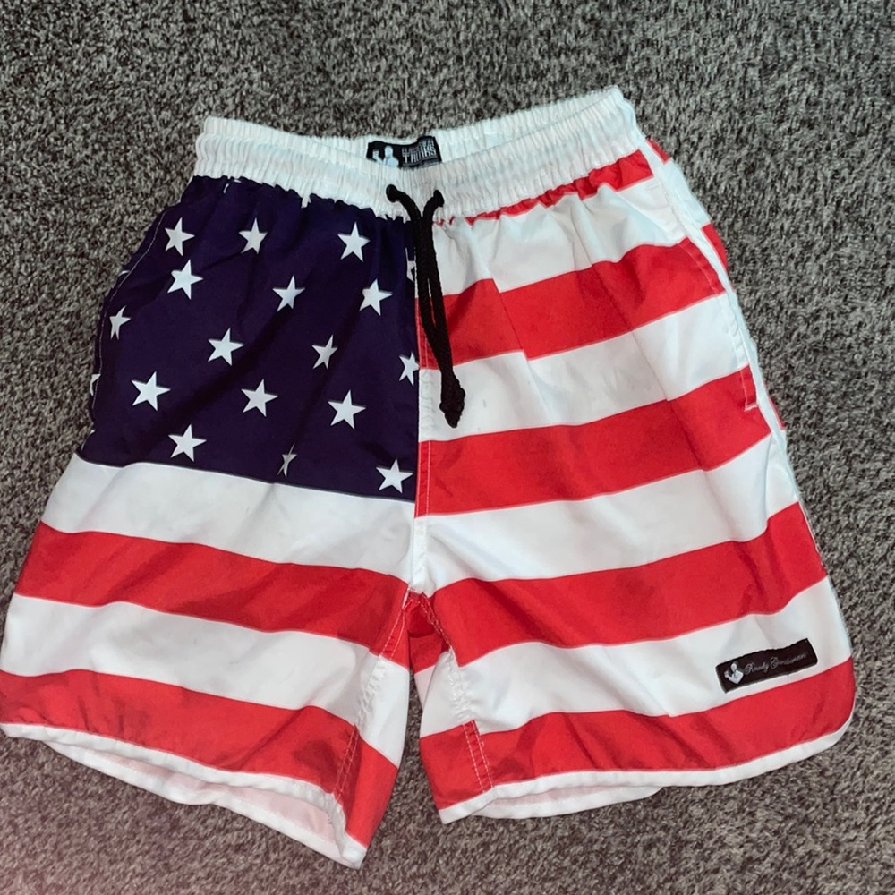 Rowdy Gentlemen American flag Swim Suit